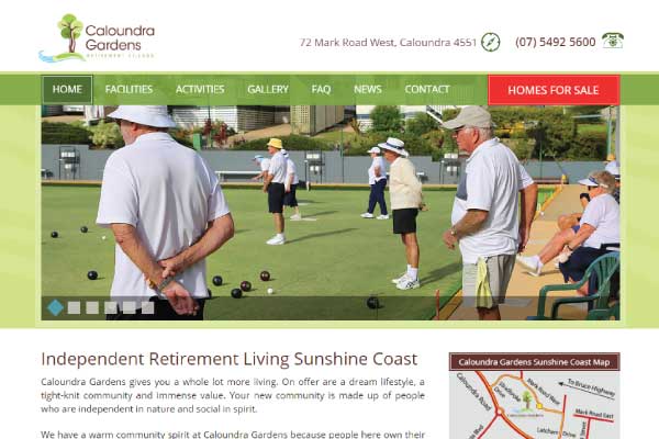 web design caloundra gardens sunshine coast