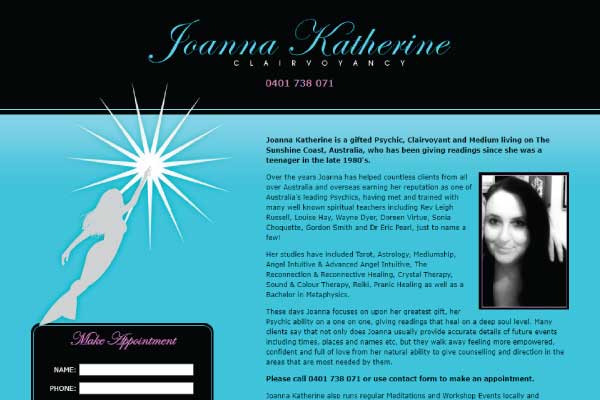 web design sunshine coast clairvoyancy