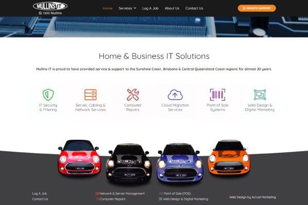 computer repairs sunshine coast website design