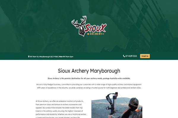 sioux archery maryborough