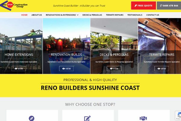 web design builder sunshine coast