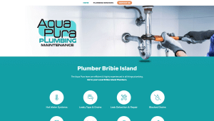 web design plumber bribie island